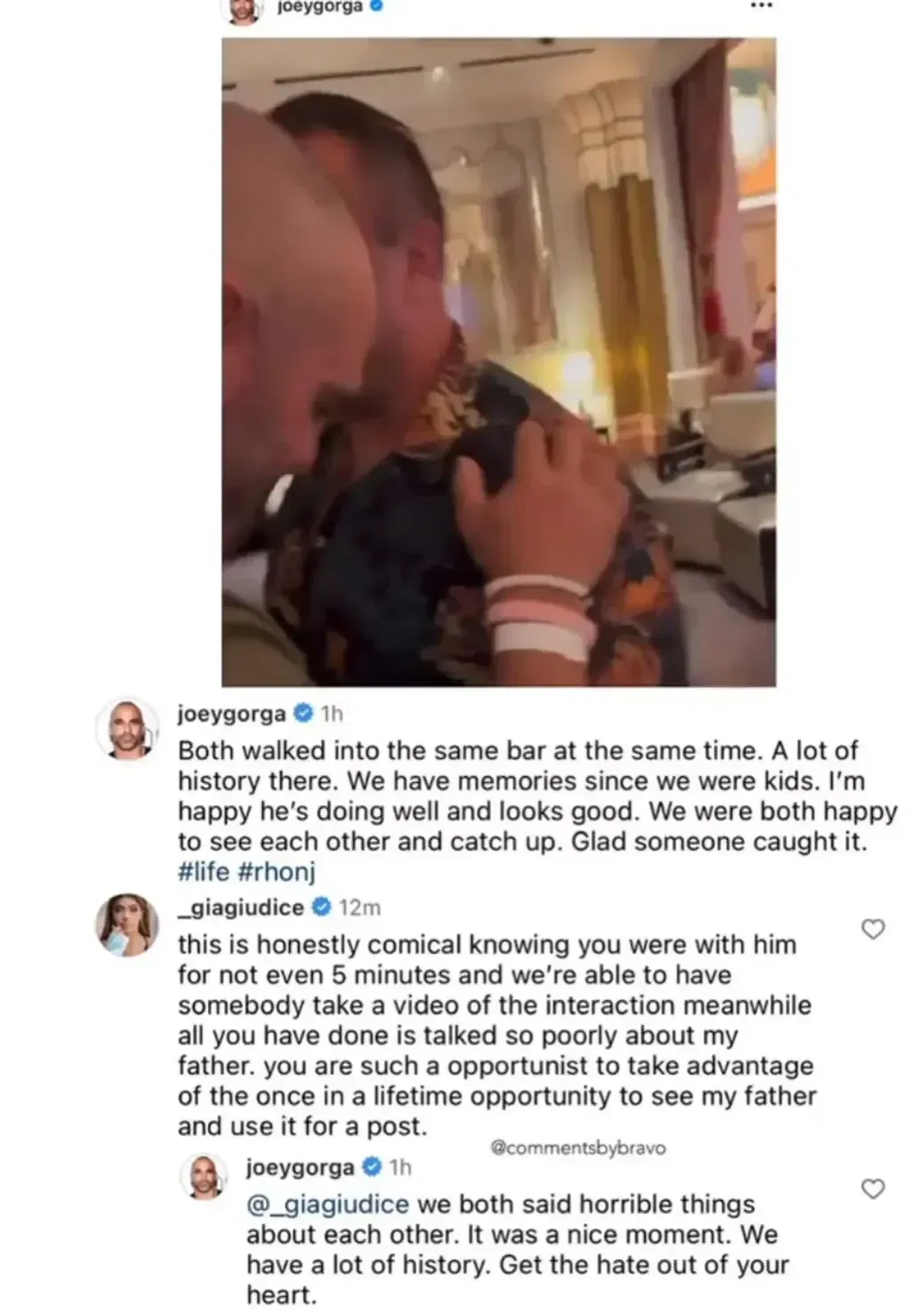 Image credit: instagram | Joe Gorga