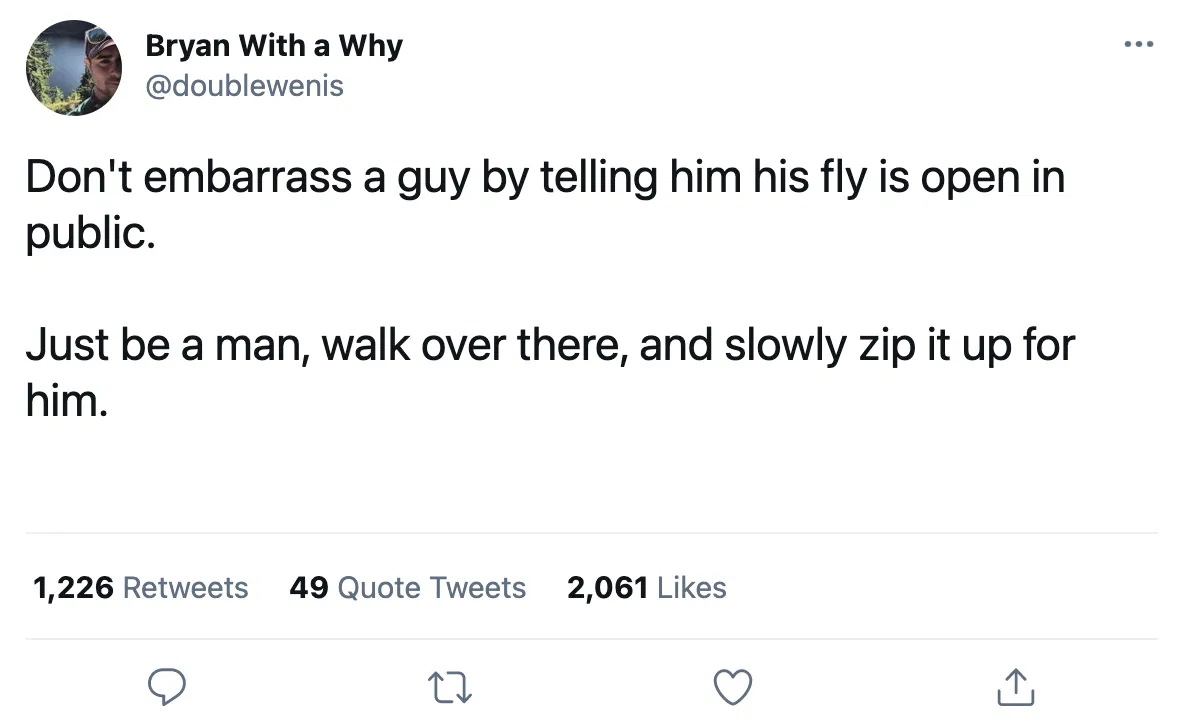 Image credit: Twitter | doublewenis